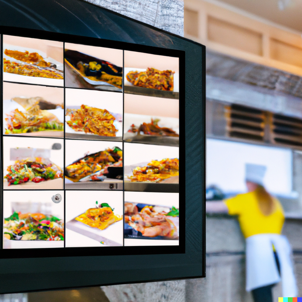 Drive-thru menu board template